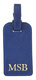 Personalized Refined Leather Luggage Tags Image 2 of 5
